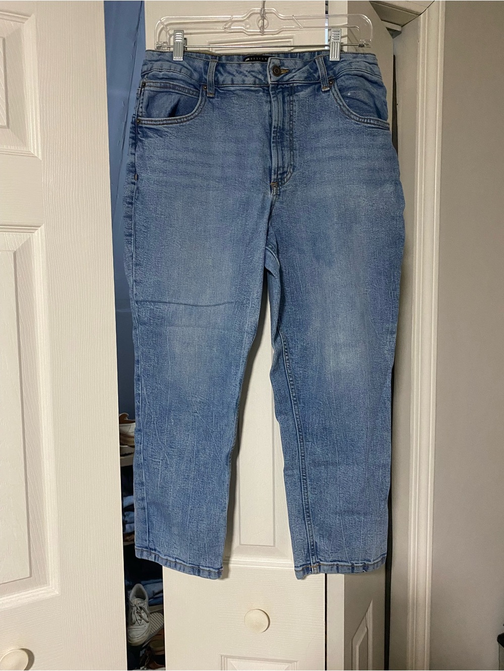 ASOS Petite Light Blue Cropped Ankle Jeans